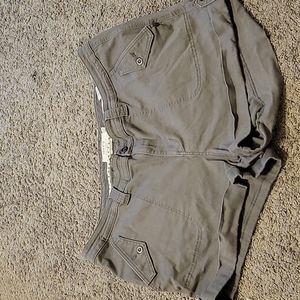 Torrid gray military shorts